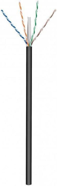 Cable rígido para exteriores CAT6 U/UTP de 305 m, 100 % cobre