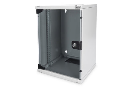 10 inch 9U wandkast 312x300x464 mm, kleur lichtgrijs (RAL 7035)