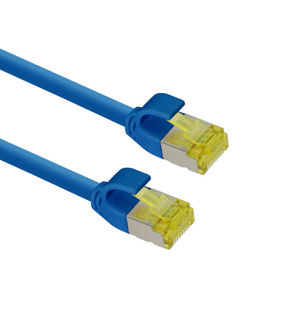 Cable de conexión ultrafino S/FTP Cat 6A azul 10 m