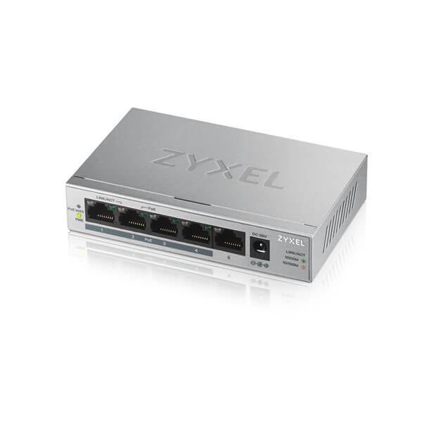 Conmutador de alimentación a través de Ethernet (PoE) de 5 puertos 10/100/1000 Mbps