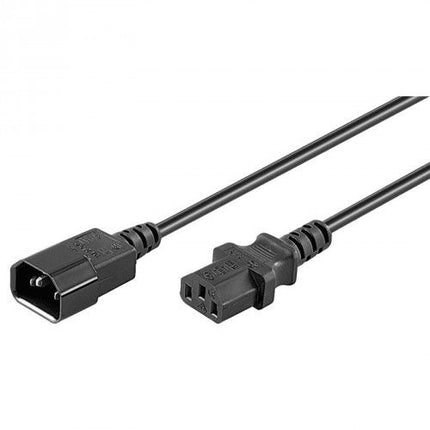 Cable de alimentación C14 (hembra) a C13 (macho) 0,5 M