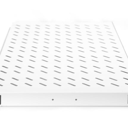 1U pull-out shelf for cabinets from 1000mm depth max. 65 kg light gray