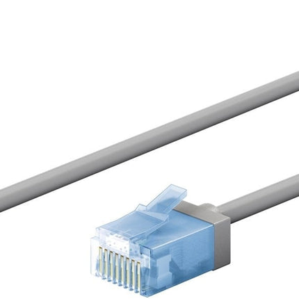 Ultraflexibele dunne CAT 6A-patchkabel U/UTP 3M grijs