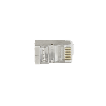 Doorsteek CAT6 Connector RJ45 - STP 50 stuks voor soepele en stugge kabel