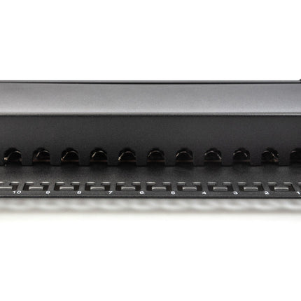 Cat6a 12 Port Patch Panel RAL 10" rack 9005