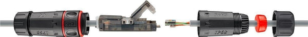 Conector exterior sin herramientas CAT6 UTP