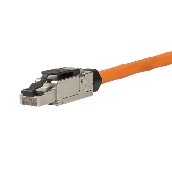 Conector RJ45 sin herramientas CAT6a - STP para cable flexible y rígido
