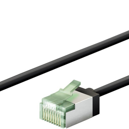 Ultra-flexibele dunne CAT 8.1-patchkabel U/FTP 5M zwart