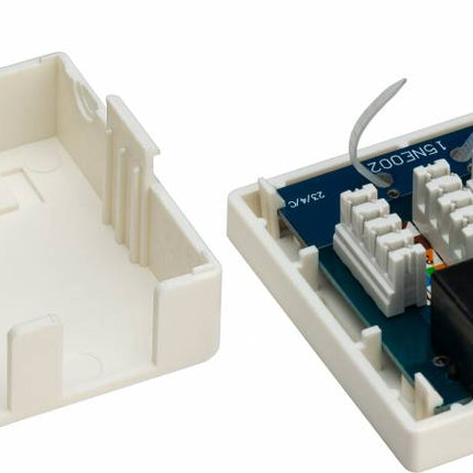 Cat6 Wall Outlet 2x RJ45 UTP