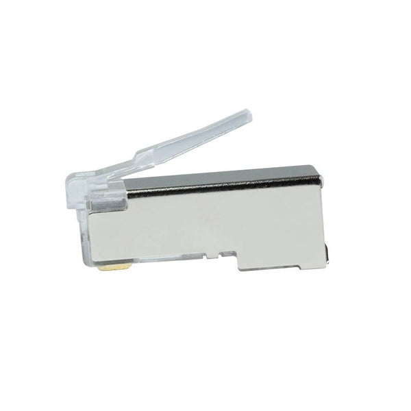Conector CAT6a RJ45 - STP 50 piezas para cable flexible y rígido