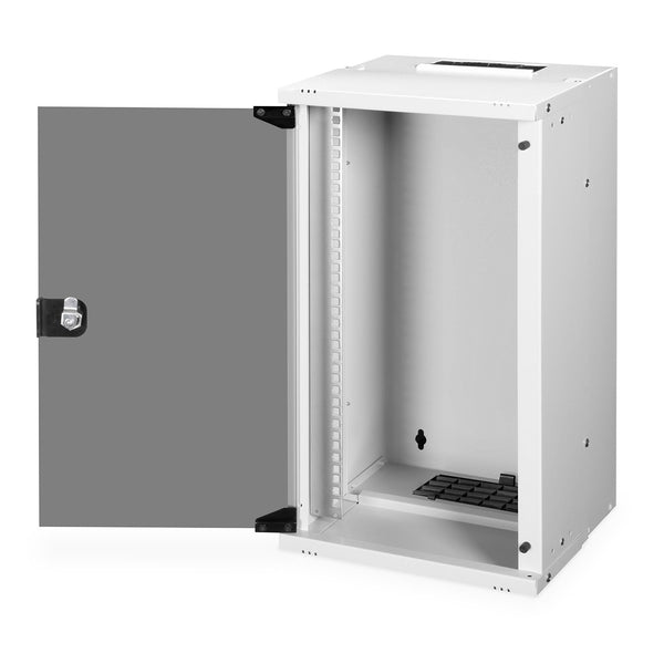 Armario de pared SOHO PRO de 10" y 12 U, sin montar, 315 x 300 x 595 mm, gris claro