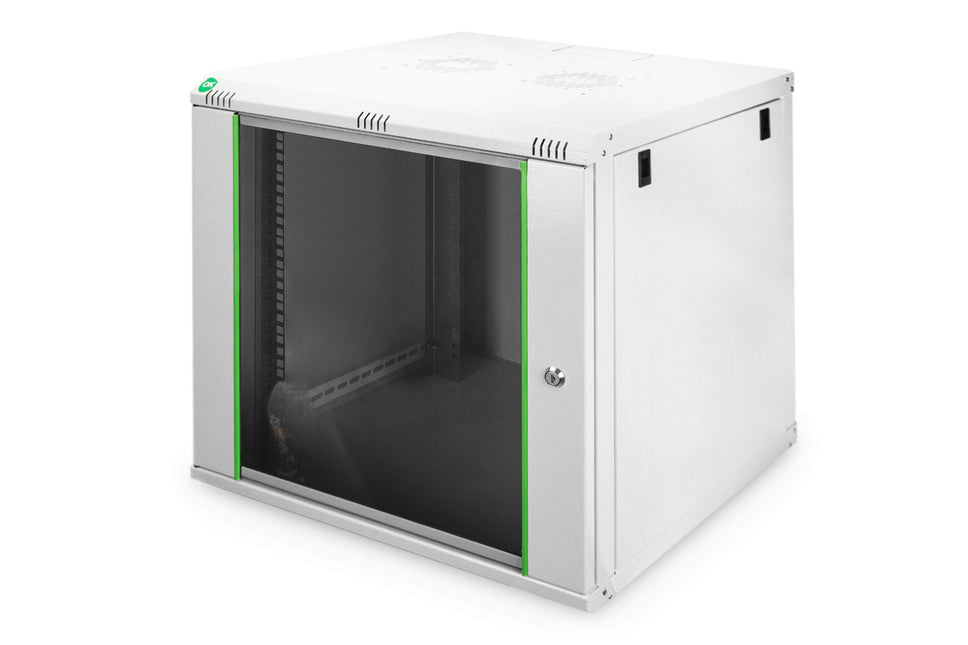 9U wandkast, Dynamic Basic 600x600x478 mm, kleur lichtgrijs (RAL 7035)