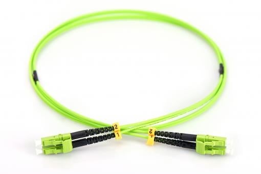Cable de conexión de fibra óptica multimodo LWL OM5, LC/LC, 7 m