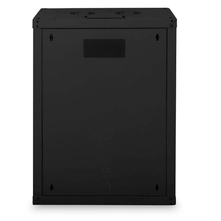 16U wall cabinet, Unique 600x450x820 mm, colour black (RAL 9005)