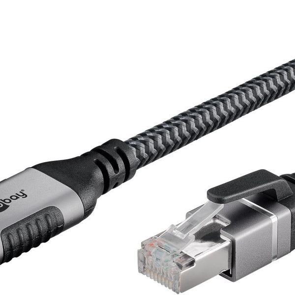 Cable Ethernet USB-A 3.0 a RJ45 de 5 m, color negro 