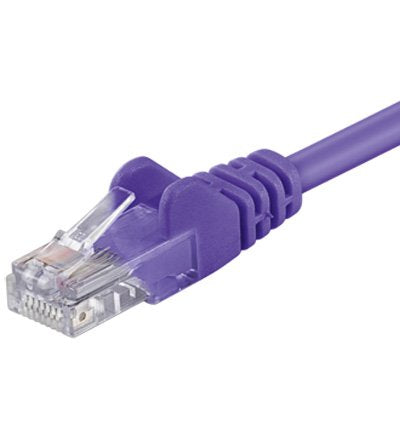 Cable UTP morado Cat5e de 5 m