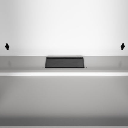 Armario de pared 9U, SOHO PRO, sin montar, 540x400x460 mm, gris claro