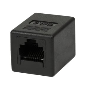 Conector UTP CAT6 RJ45 negro