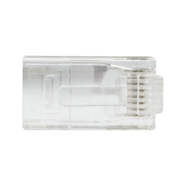 Conector CAT6 RJ45 - UTP 10 piezas para cables flexibles y rígidos