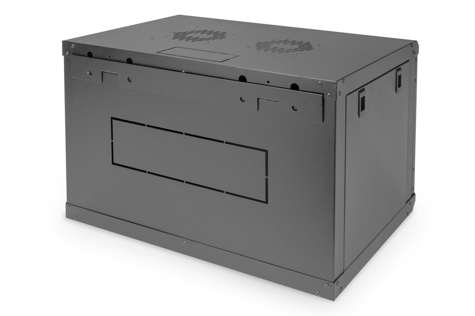 Armario de pared 7U, Dynamic 600x450x389 mm, color negro (RAL 9005)