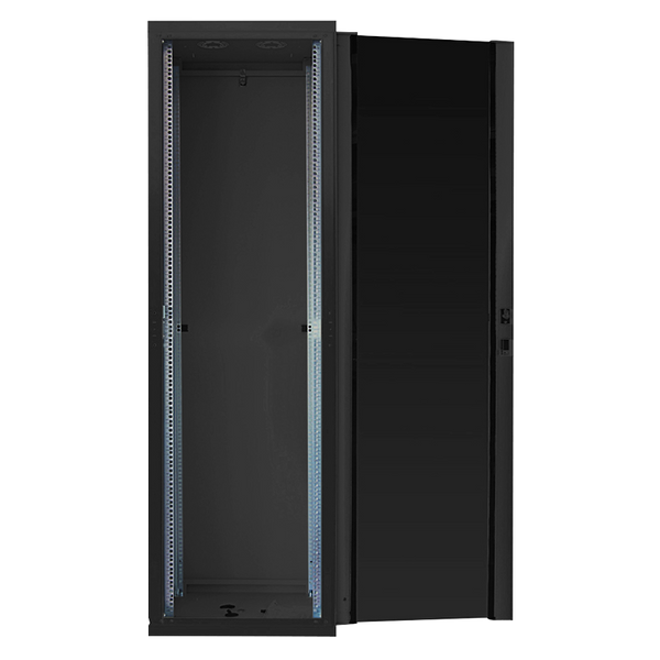 19" standing network cabinet 16U, 600 x 600 mm, black