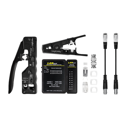 Conjunto de herramientas de red para cables CAT6a y CAT7