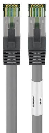 CAT8.1 S/FTP PIMF LSZH 1M Gris