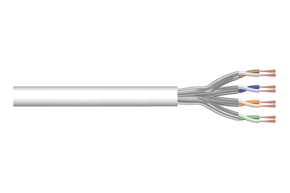 Cable U/FTP CAT6a, flexible, 305 M, LSZH, 100 % cobre