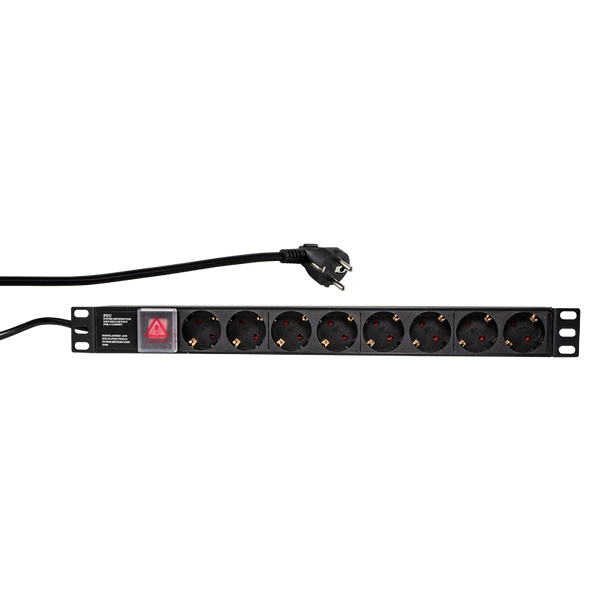 Regleta de 8 tomas para rack de servidores de 19''