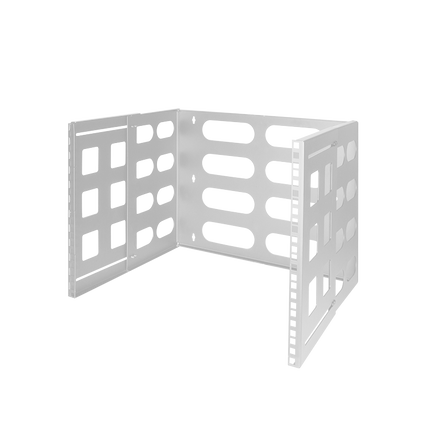 8U wall server rack 494x400x360mm (WxDxH) light gray