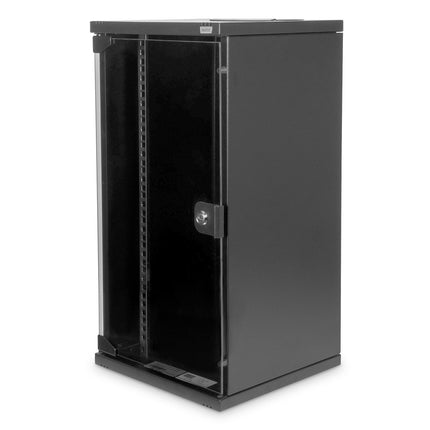 10 inch network bundle, incl. 12U cabinet 312 x 300 x 592 mm, black and various components