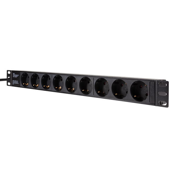 BASIC PDU with 9 EU sockets for 19 inch server cabinets