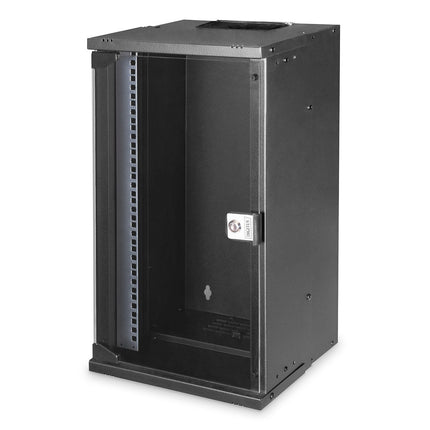10" 12U wall mounting cabinet, SOHO PRO 595 x 315 x 300 mm, black