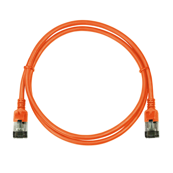 CAT6a U/FTP Ultraflex, 100% koper, oranje, 1M