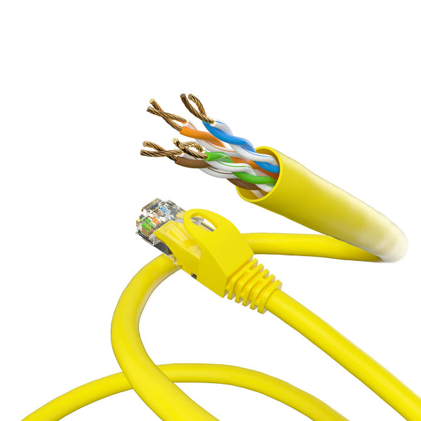Cable UTP Cat5e 25M amarillo