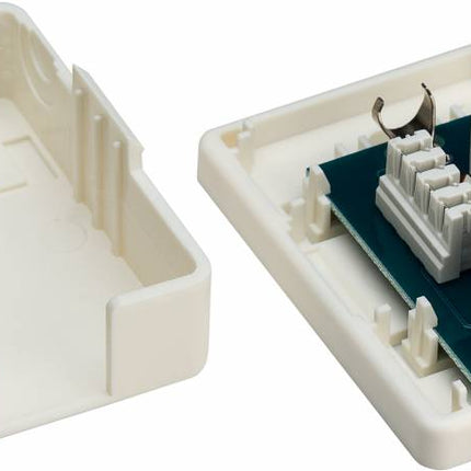 Caja de montaje en superficie CAT6 1x RJ45 STP
