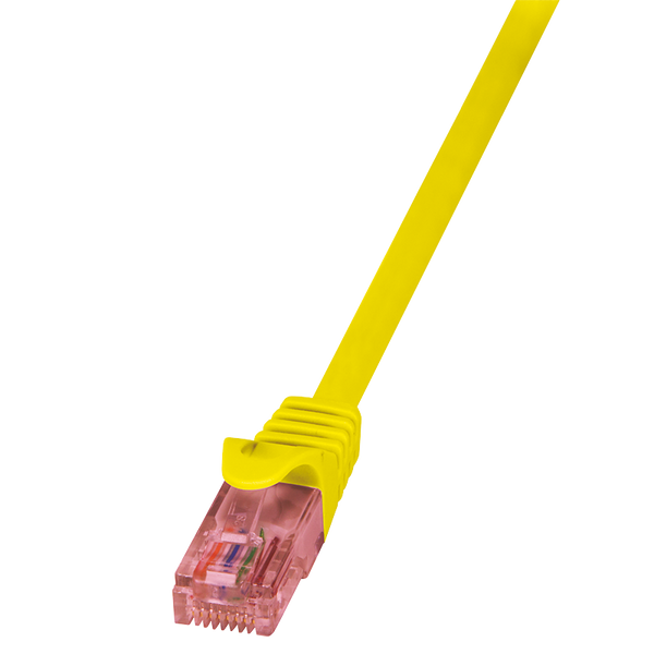 Cable UTP CAT6 2M amarillo 100% cobre