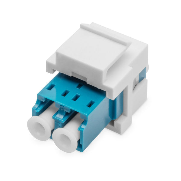 LC/LC duplex koppelaar, Singlemode, Keystone module