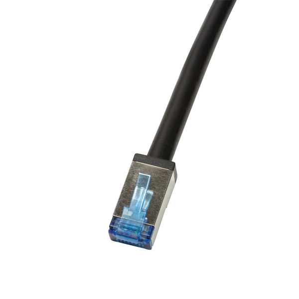 Cable S/FTP CAT6a para exteriores de 15 m, 100 % cobre
