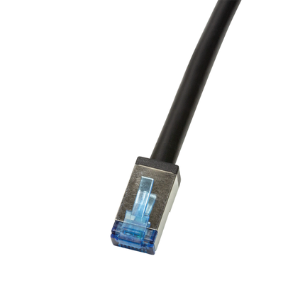 Cable S/FTP CAT6a para exteriores de 15 m, 100 % cobre