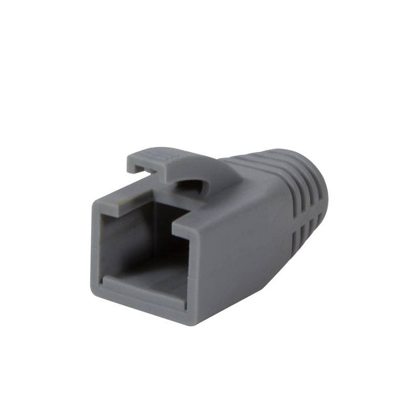 Bota RJ45 8mm gris 10 piezas