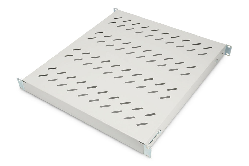 1U 19 inch verstelbaar legbord voor 800mm diepe kasten lichtgrijs