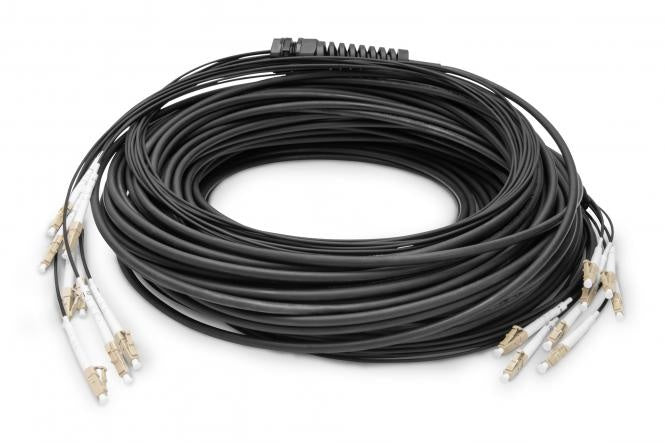 Multimode Glasvezelkabel 30M OM4, 8 vezels LC/UPC - LC/UPC