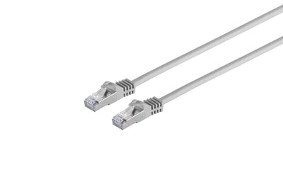 Cable de conexión SSTP/PiMF sin halógenos Cat7 de 50 m, color gris