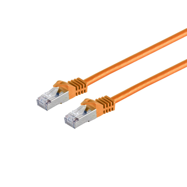 Cat7 15M Oranje SSTP/PiMF halogeenvrij patchkabel