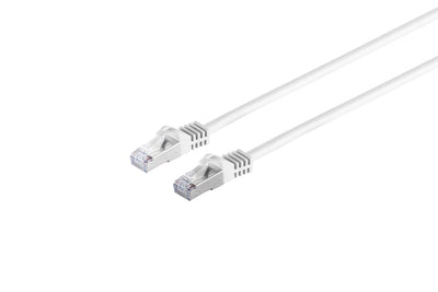 Cable de conexión SSTP/PiMF sin halógenos Cat7 de 50 m, color blanco